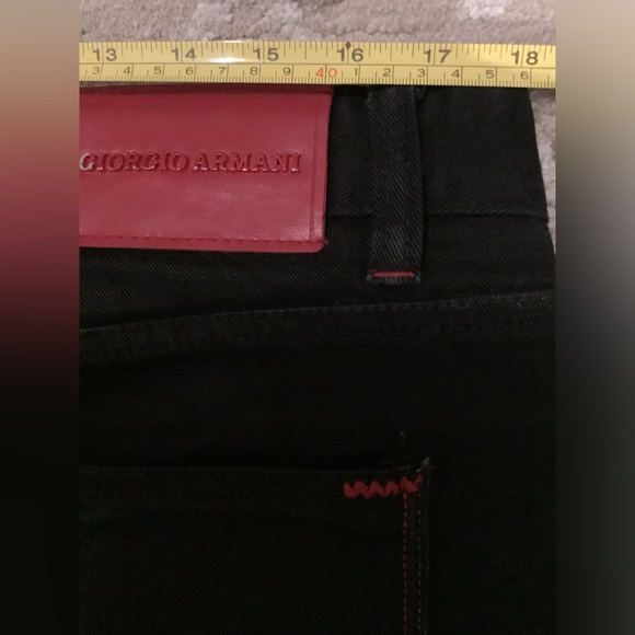 Giorgio Armani / Emporio Armani %100 Cashmere  5 pocket jeans Sz. 36x29 - Picture 8 of 11